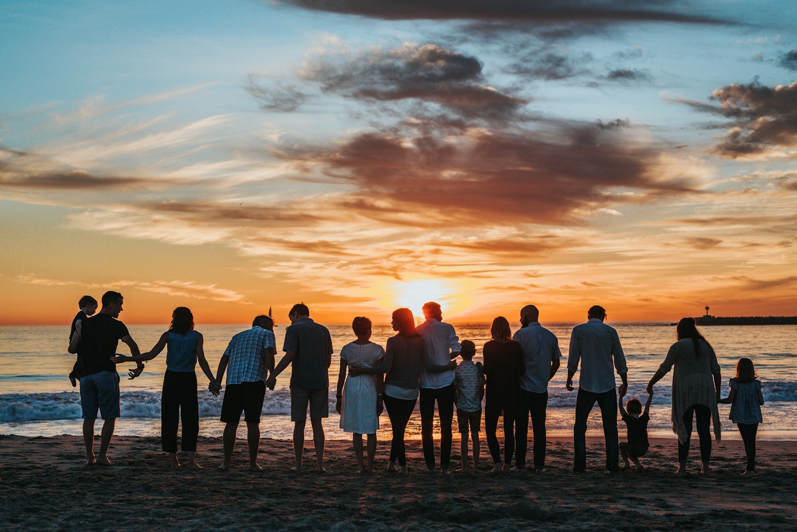 International family in coastal Cyprus